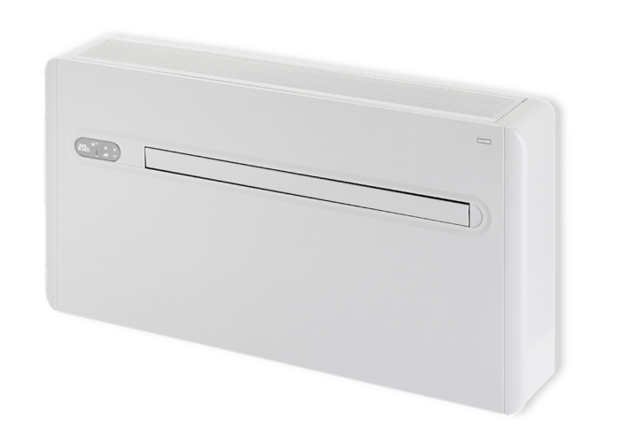 X-One Klimagerät ohne Ausseneinheit, weisses Metallgehäuse